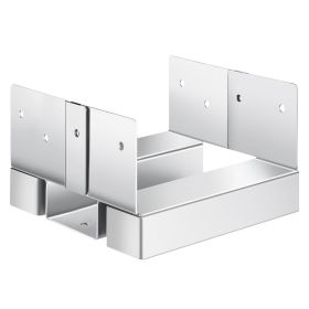 VEVOR 6x6 Post Base 10 Pcs, Inner Size 5.49x5.57inch/139.5x141.5mm Concrete Post Anchor