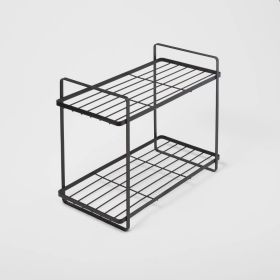 Tiered Vanity Organizer (Color: Black)